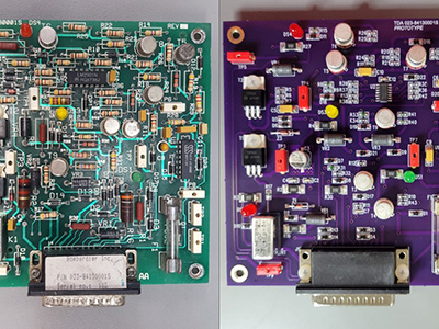 circuit boards side by side